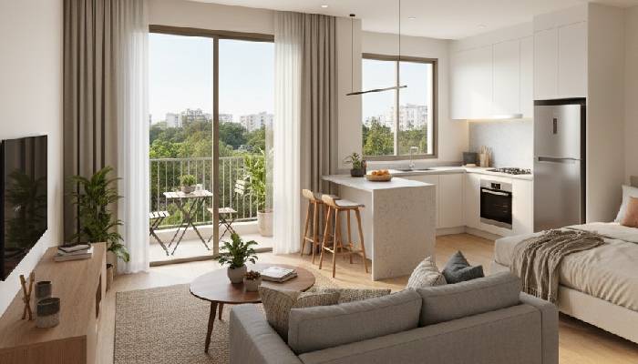 Modern flats to rent in Nagpur with spacious living rooms and contemporary amenities